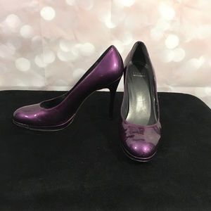 Stuart Weitzman Platswoon Purple Heels